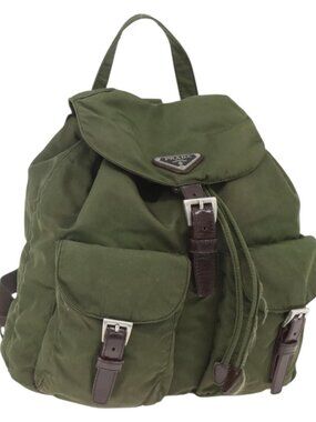 Prada | Bags | Prada Backpack Nylon Pink Silver Auth Ki566  display picture 1